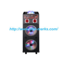 Multi-Functional Outdoor Karaoke Subwoofer Trolley Haut-parleur